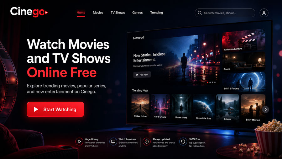 cinego free movies online banner